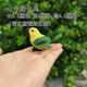 Phoebe gardening micro-landscape ornaments bird resin crafts cute simulation bird's nest gardening bonsai decorative bird eggs large green bird