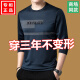 Pierre cardin ice silk long-sleeved T-shirt men's round-neck sweatshirt men's spring and autumn tops new trendy T-shirt base shirt middle-aged and elderly T-shangqing 677 models spring and autumn style 165/M (100Jin [Jin equals 0.5 kg]-120Jin [Jin equals 0.5 kg])