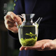Gaoming Gaoming green tea teapot imitation Song Dynasty glass transparent holding pot Song Dynasty pot Kung Fu one person small teapot tea household tea cup