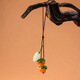 Jing Nian Everything Ruyi Glazed Persimmon Mobile Phone Chain Lanyard Retro Chinese Style Persimmon Leaf Youcheng Key Pendant Pendant Jewelry Persimmon Ruyi 1 Pack