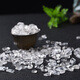 Pei Nanwei bulk white crystal crushed stone particles white crystal raw stone degaussing energy stone gemstone crystal stone crystal pillow white crystal large particles (6mm-9mm) weighing 100 grams