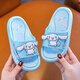Sanrio Sanrio children's slippers cartoon cute summer home indoor slippers Kuromi girls non-slip parent-child slippers 2808 pink Melody size 34/35 inner length 21.5 cm