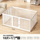 Congteng 90cm ultra-high pet fence household resin dog fence indoor large, medium and small dog cage anti-jailbreak fence white 18 pieces + 1 door