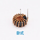 Hanshi Hengye Iron-silicon-aluminum magnetic ring inductor coil 40125-10uH-0.7 wire-5A horizontal bushing/100 pieces