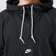 耐克（NIKE）男装2025秋新款梭织连帽半拉链卫衣运动休闲套头衫外套 FN3893-010黑色 2XL