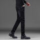 Aemape American Apple High-End Jeans Slim gerade Sommer Dünner elastischer kleiner Füße lässige lange Hosen Männer 1048 Schwarze reguläre Größe 30 Taillenumfang 2 Fuß 3 Geeignet für 110-120 Jin [Jin ist 0,5 kg]