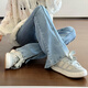 阿迪达斯 （adidas）Originals Adimatic三叶草新圆头鲨鱼面包休 绿灰色IE9864 36