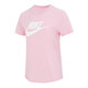 耐克（NIKE）短袖女T恤2025年夏季透气健身训练圆领休闲宽松运动服DX7907-536 DX7907-691/粉色 S 155/80