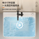 Dafensa Mop Piscina para el hogar Balcón de cerámica Gran balcón de cerámica Baño cuadrado Square Mop piscina blanca pura 1049+ sin grifo