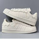 Clenikeed Pure Original Putian Shell Head Shoes Frauen schwarz vielseitig Retro Black Warrior Herbst und Winter Sport Casual Schuhe Herrenstil White und Black If1585 39