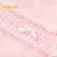 Balabala girls sweatshirt pink pure color top fashionable sweet autumn clothes Fantasy powder 60355 110 cm