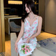 Modal Pyjamas für Frauen 2025 Sommer Neue Ice Seide Cool Sling Nighthot für Frauen Vest sexy Sommer süße Heimkleidung Am11949 L