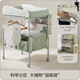 RESFOR Diaper Table Baby Care Table Newborn Meeting Gift Diaper Change and Touching and Bathing Multi-function Foldable Mint Green丨Diaper Table Only
