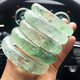 Buhesyt natural crystal green fluorite bracelet inner diameter 50mm