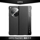 MANLE PASTILE [SF Express] Oppofindn3 Folding Screen Mobile Handy Hülle Flip Leder Hülle N3-Sammlerversion Anti-Fall-Fall-Geschäftsleute und Frauenschutzschutz [U-Boot Schwarz] Oppo Find N3