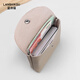 
Lan Shiko Coin Wallet genuine leather cute small wallet women's key bag short coin bag Korean version wallet mini coin bag gray