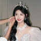 Geburtstagskrone der 18-jährigen weiblichen Kopfbedeckungskronkronhaarzubehör High-End-Prinzessin Brautkleid Hochzeit Accessoires Barock koreanische Krone