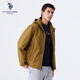 U.S. POLO ASSN. Jacket Men's Autumn Hooded Outdoor Jacket Men's Windproof Waterproof Warm Casual Top