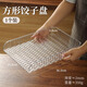 Detif PET dumpling tray, household dumpling placement tray, transparent non-stick rectangular dumpling tray, kitchen dumpling curtain cover, non-slip, non-stick bottom (1 premium dumpling curtain)