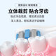 Meitianlai adapts to usmile electric toothbrush head Y1 Y1S Y10 P10 P20pro P1 P3 P4 U1 U4 smile plus replacement universal fade reminder gray professional style 4 pieces (single tube independent packaging)