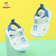 Babudou (BOBDOG) baby sandals boys toddlers 1-3 years old 2 infants and toddlers summer soft sole children's sandals girls' mobile phone steadily shoes BBB263 white 20 shoe length 14cm
