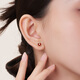 Ten Thousand Li (YVONLI) Ten Thousand Li signed earrings for women 2024 new style earrings for women high-end earrings cinnabar red