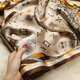 Giaventola Silk Bufff Mulberry Silk Women 2025 Temperamento elegante Bufanda pequeña Mom Mamá Valentín Cumpleaños Día de la Madre Regalo One City Spring Lane