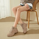 Camel (Camel) Suele grueso botas de martin casuales para zapatos para mujeres Sombrosas espesas con calzado alto para la altura de la mujer botas de mejora L24A283649 Caki 38