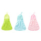 Qianhui hanging towel absorbent towel for home kitchen and bathroom thickened hand towel 1 pack random color