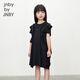 jnby by JNBY【运动系列】江南布衣童装防晒短袖连衣裙夏女童儿童1O4G12590 001/本黑 110 cm