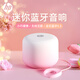 HP s07 Bluetooth Speaker Desktop Laptop Mobile Phone Desktop Speaker Portable Outdoor Mini Wireless Internet Small Speaker Gradient Pink