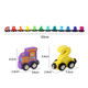 Magnetic digital train children's early education puzzle cognitive toys wooden 3-year-old baby magnetic assembly building blocks Digital train [2 sets of 24 sections] Upgraded magnetic force
