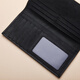 ELLE HOMME French brand men's wallet long top layer cowhide multi-card wallet Chinese Valentine's Day gift for dad to give husband black [counter gift box] free print photos free print greeting cards/photos
