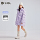 
SOUHAIT children's clothing girls mid-length down jacket for winter children's thick jacket for warmth Binglan purple SHSDGD01CR673V28 170