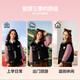 ASK JUNIOR offline same style children's jacket girls autumn and winter warm embroidered baseball uniform color block jacket jacket 150