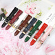 
VCK adapted to Casio LTP-1208 small red watch wine barrel leather watch strap for women LTP-V007 1391 she-4053 5023 small square watch cowhide pin buckle bracelet 14mm (A1) red-(K2) silver bulb pin buckle 12mm