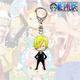 Une pièce acrylique Luffy Joe Barro Zoro Ace Sanji Sabo tasse sac à dos pendentif porte-clés chaîne 15906 une pièce hauteur 5.5 CM