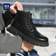 HaiLan Home HLA Martin Boots Men's British Style Retro Outdoor Workwear Men's Shoes HAAGZM3DBB160 Black 42