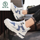 Holzspecker-Herrenschuhe 2025 Frühlings- und Herbst-High-Top-Männer vielseitige Höhenhöhe, die gelegentliche Outdoor-Sportarten ohne Slip Martin Boots Beige 40 verdickt sind