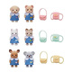 Familles sylvaniennes Familles sylvaniennes Forest Bell Family Lighting House Villa Girls House Set Gift's Children's Toys Kindergarten Friends 5672
