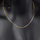 Fat Donglai's same necklace for men, 24K gold-plated snake bone chain, hip-hop versatile clavicle chain for women, 50cm