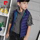 Pierre Cardin's new 90 white duck down vest children's down jacket lightweight vest for men and women baby autumn and winter vest medium and large children's jacket red 150cm