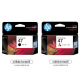 
HP HP47 black ink cartridge Original Applicable to HP4825/4826/4828/4877 Printing volume 1300 pages Black 1300 pages