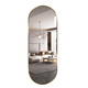 Babuqi aluminum alloy dressing mirror household full-body mirror wall hanging fitting mirror wall hanging mirror wall hanging mirror wall hanging bedroom light luxury brass gold brushed 400mm*1500mm safety and explosion-proof