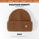 SOMUBAY (SOMUBAY) Brown Woolen Hat Women's Winter Warm Cold Hat Ear Protection Knitted Hat 2025 New Autumn and Winter Coldproof Baotou Hat Coffee Color One Size
