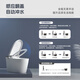 JMOWTO smart toilet seat, comfortable large large seat, integrated instant hot, fully automatic cleaning, drying, UV sterilization, d2 top with pressurized water tank, foam shield + voice 400mm