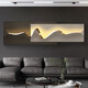 Mopai modern light luxury living room sofa background wall decoration painting 2025 new superimposed painting minimalist high-end hanging painting with backing 240x65cm (suitable for 3.5m sofa) crystal porcelain