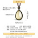 Shi Chuan Baishi natural obsidian pendant gold obsidian water drop heart-shaped crystal agate necklace animal year birthday gift