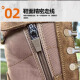 Jihua sanwu15 jihua echte braune Kampfstiefel Herren-Wear-resistente Seite Reißverschluss Training Sommer Outdoor Wanderschuhe Wüstenstiefel Neue Stil Originalkampfstiefel 42 260