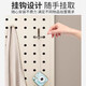 RSRDDY hardware tool storage board round hole hole board iron punching board wall hanging board supermarket shelf iron plate display rack warm white 160*50cm